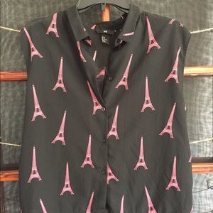 H & M sleeveless blouse